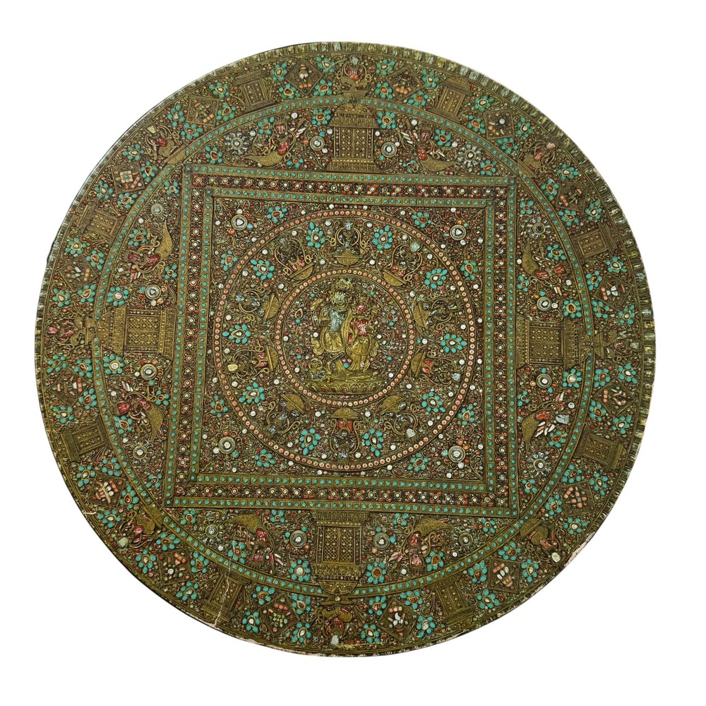 Springbok Nepalese‎ Mandala Circular Jigsaw Puzzle 20 3/8" UNCOUNTED